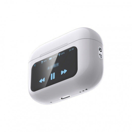 A9 pro Touch Screen ANC Wireless Headset TWS Noise Cancelling Earbud Bluetooth Headphone 5.3 Support APP Long Battery life