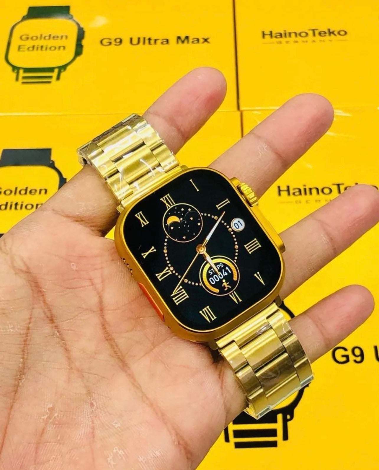 G9 Ultra Max Smart Watch (Golden Edition)