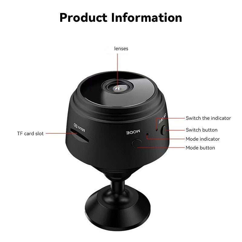 A9 Mini WiFi Camera Wireless Video Recorder Voice Recorder Security Monitoring Camera